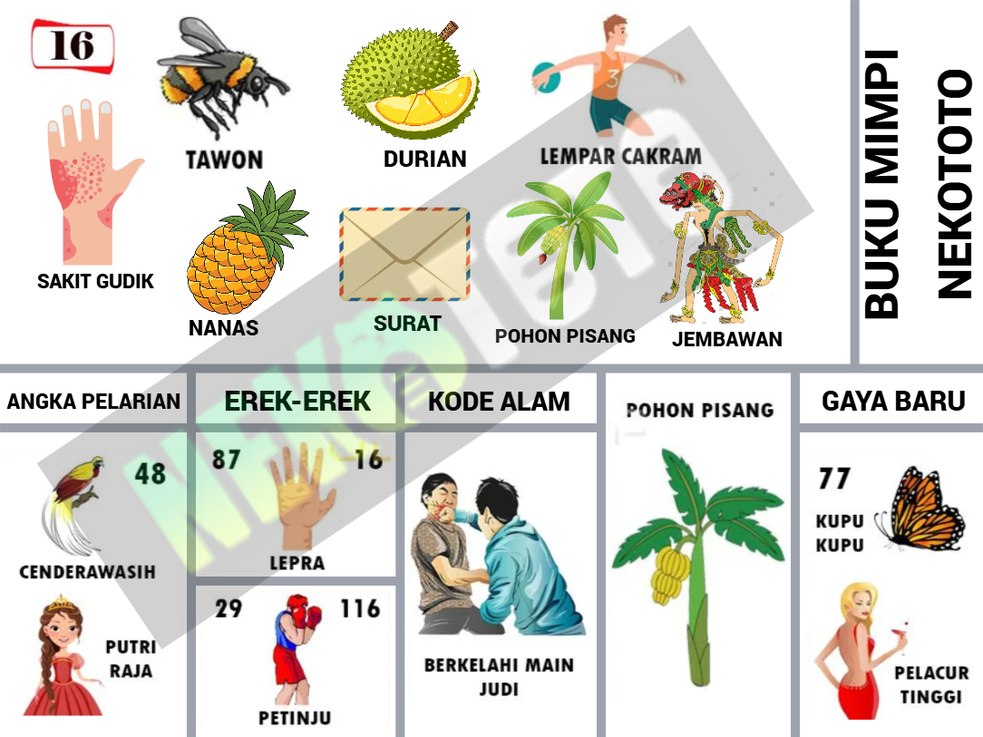 buku mimpi erek erek togel 16