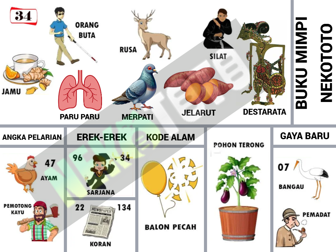 buku mimpi erek erek togel 34